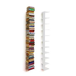 SCHMALES REGAL WEIß - Haseform Bücherturm 170 cm (für 1 ♥ 80 m Bücher) weiss ♥ Bücherregal ♥ Wandregal